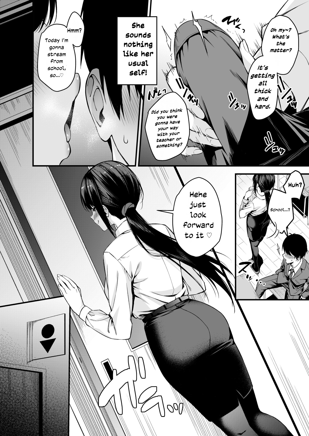 Hentai Manga Comic-My Teacher is the Girl Behind the Slutty Lewd Streamer ~My 23-Year-Old Homeroom Teacher Plays With Her Inverted Nipples and Cums Over and Over in Her Anime Girl Voice-Read-9